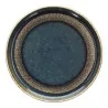 Piatto Edge Bloom Blu e Marrone ø 17 cm TOGNANA