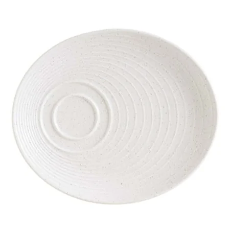 Piattino Colazione Ripple Liora Bianco 20x17 cm BONNÀ