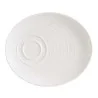 Piattino Colazione Ripple Liora Bianco 20x17 cm BONNÀ