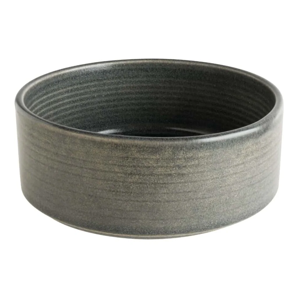 Ciotola Impilabile Ripple Horn Grigia ø 18 cm BONNÀ