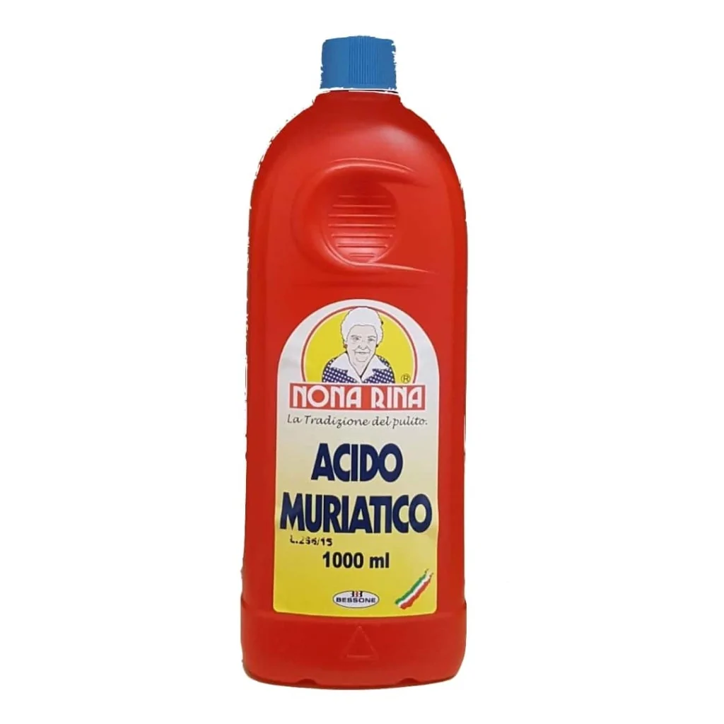 Acido Muriatico da 1 Lt Disincrostante per Sanitari e Tubature