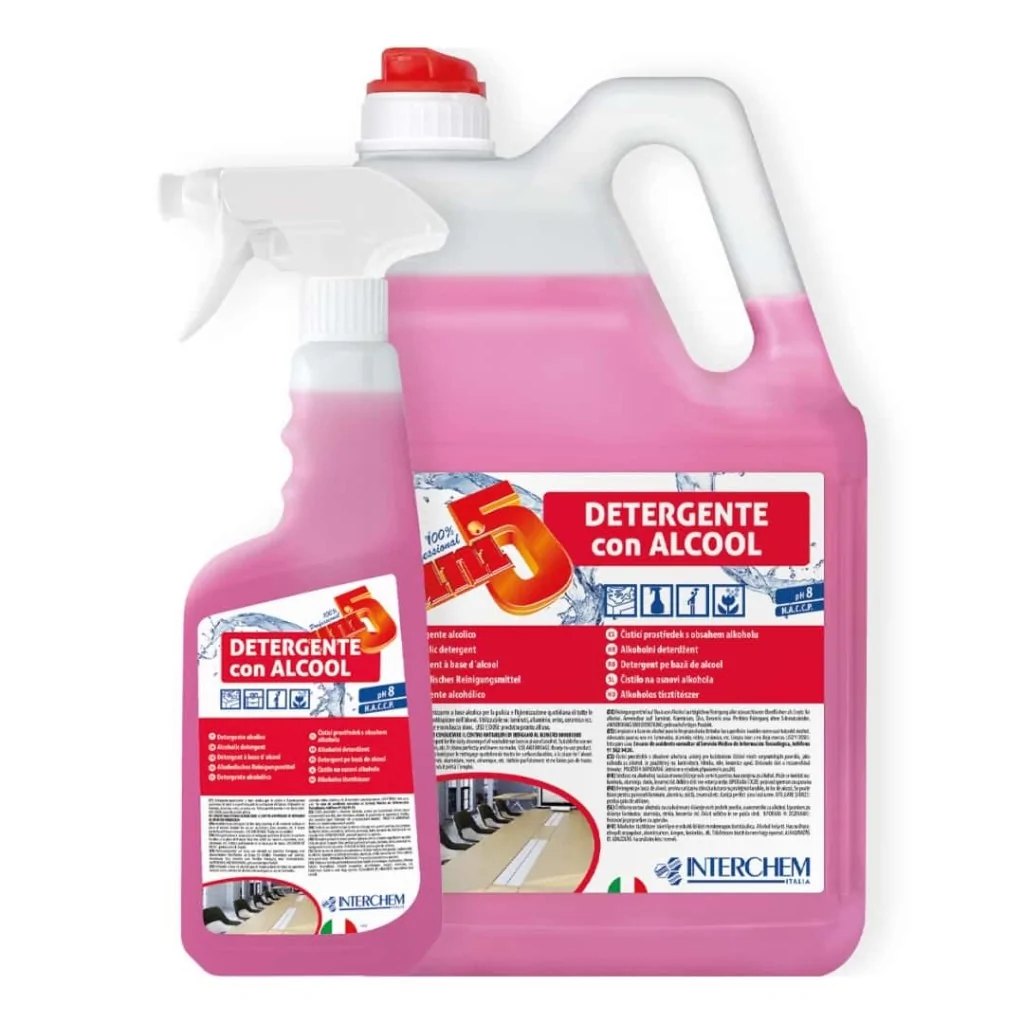 Uni5 Detergente Alcolico Igienizzante 5 lt INTERCHEM