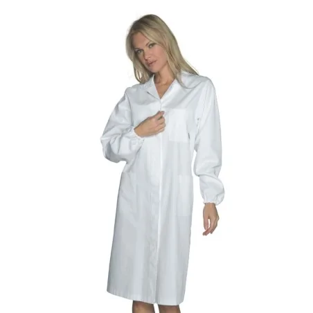 Camice Antinfortunistico Donna Cotone Bianco ISACCO