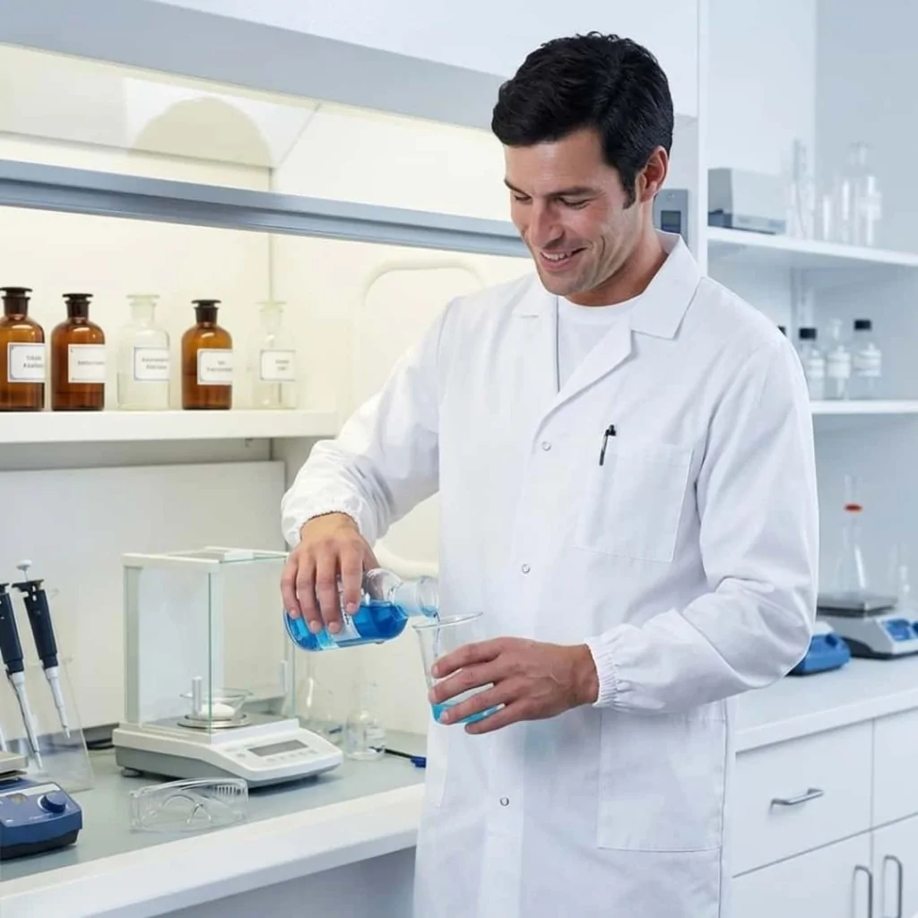 Camice Uomo Antiacido Solforico Bianco ISACCO
