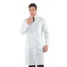 Camice Medico Uomo Bianco Satin No Stiro ISACCO