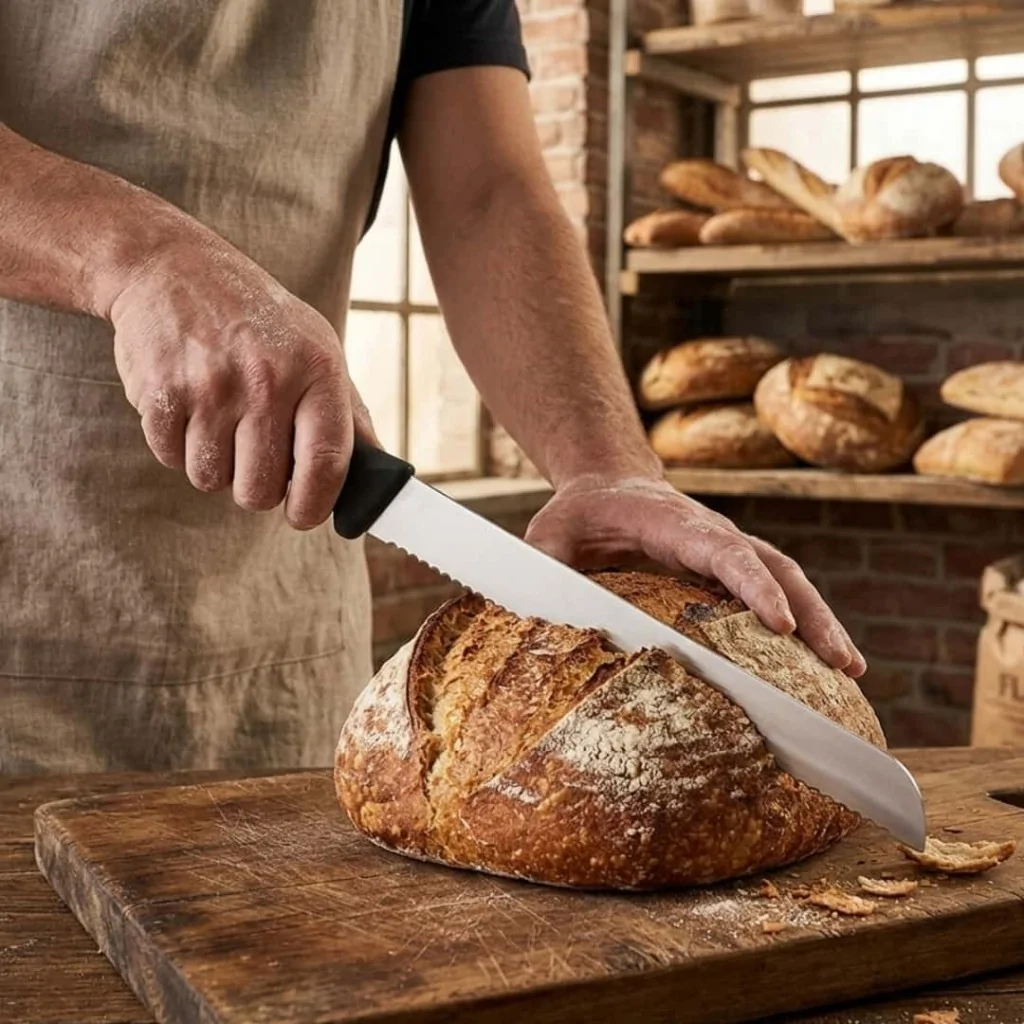 Coltello Pane Dentato Supra con Lama da 32 cm AMBROGIO SANELLI
