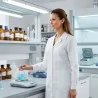 Camice Donna Antiacido Bianco Laboratorio ISACCO