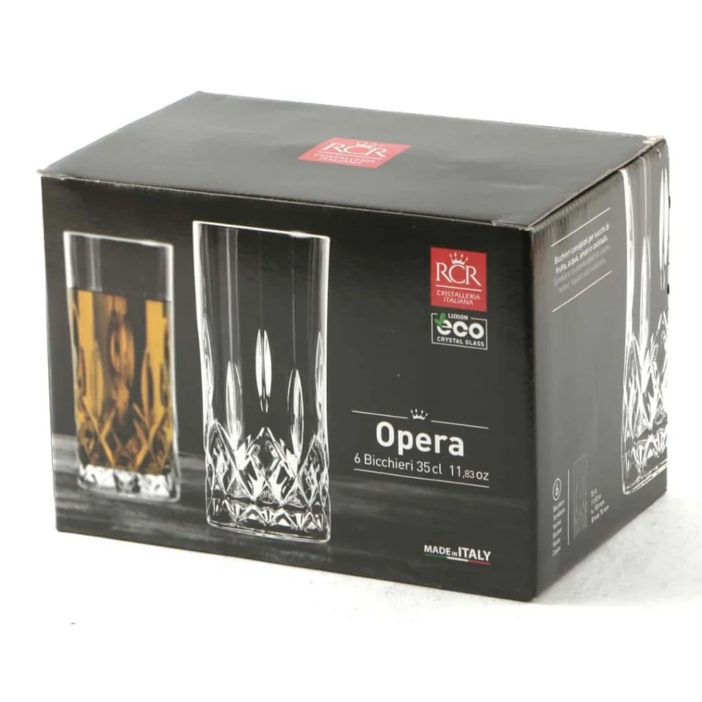 Set 6 Bicchieri Long Drink Opera 35 cl RCR