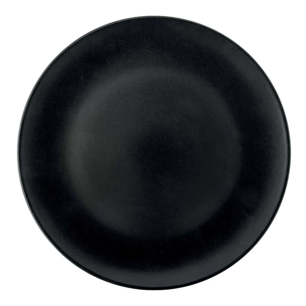 Piatto Piano Monaco Nero Opaco 32 cm MORINI