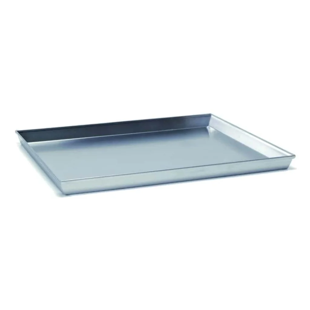 Teglia Forno Rettangolare Ferro Alluminato 60x40x3 cm DT