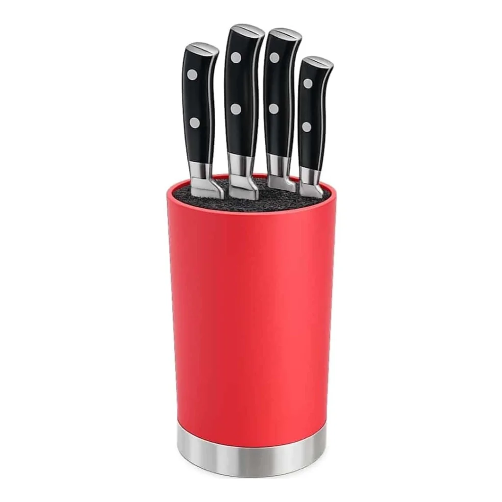 Ceppo Coltelli Universale Rosso EVA COLLECTION