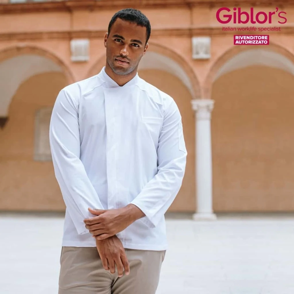 Giacca Cuoco Diego Bianca GIBLORS