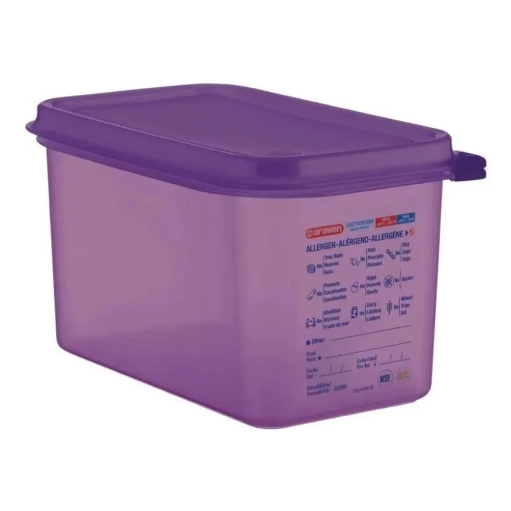Contenitore Ermetico Gastronorm 1/4 Viola H. 