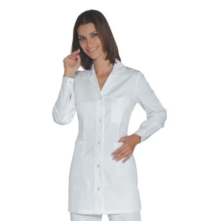 Casacca Marbella Bianca Cotone Satin No Stiro ISACCO