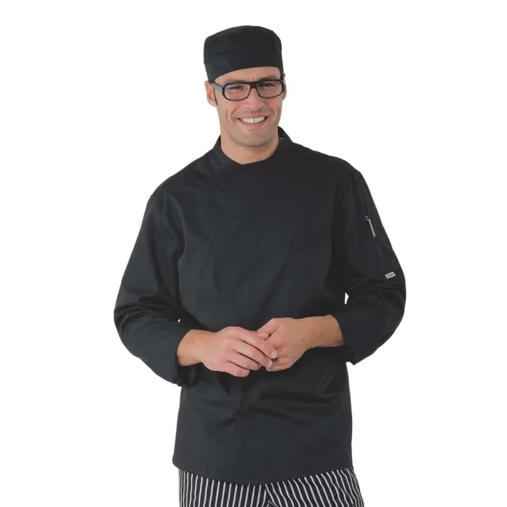 Giacca Cuoco Pretoria Extra Light Nera ISACCO