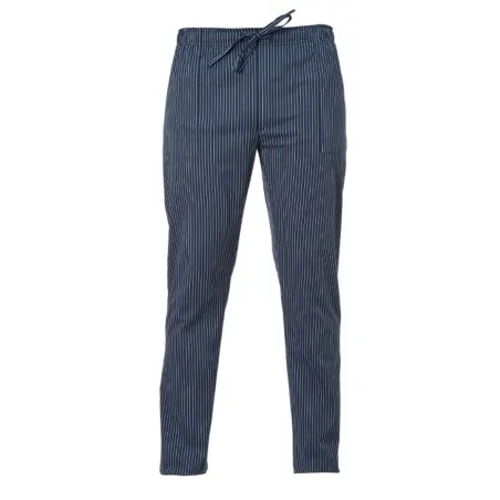 Pantalone Cuoco Enrico Gessato Blu GIBLORS