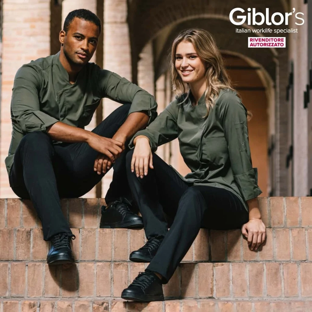 Giacca Cuoco Gloria Verde Militare GIBLORS