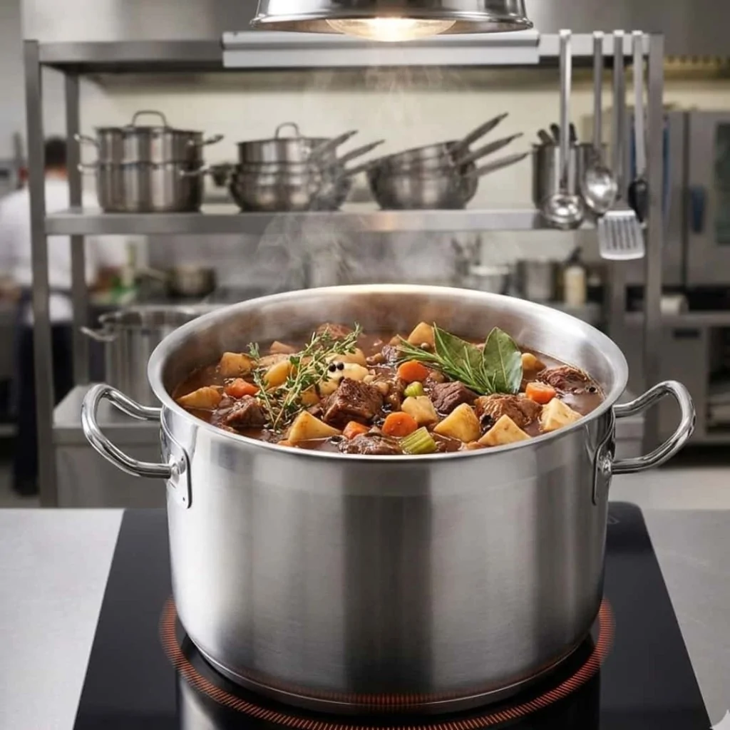 Casseruola Alta Acciaio Inox 2 Maniglie BALLARINI
