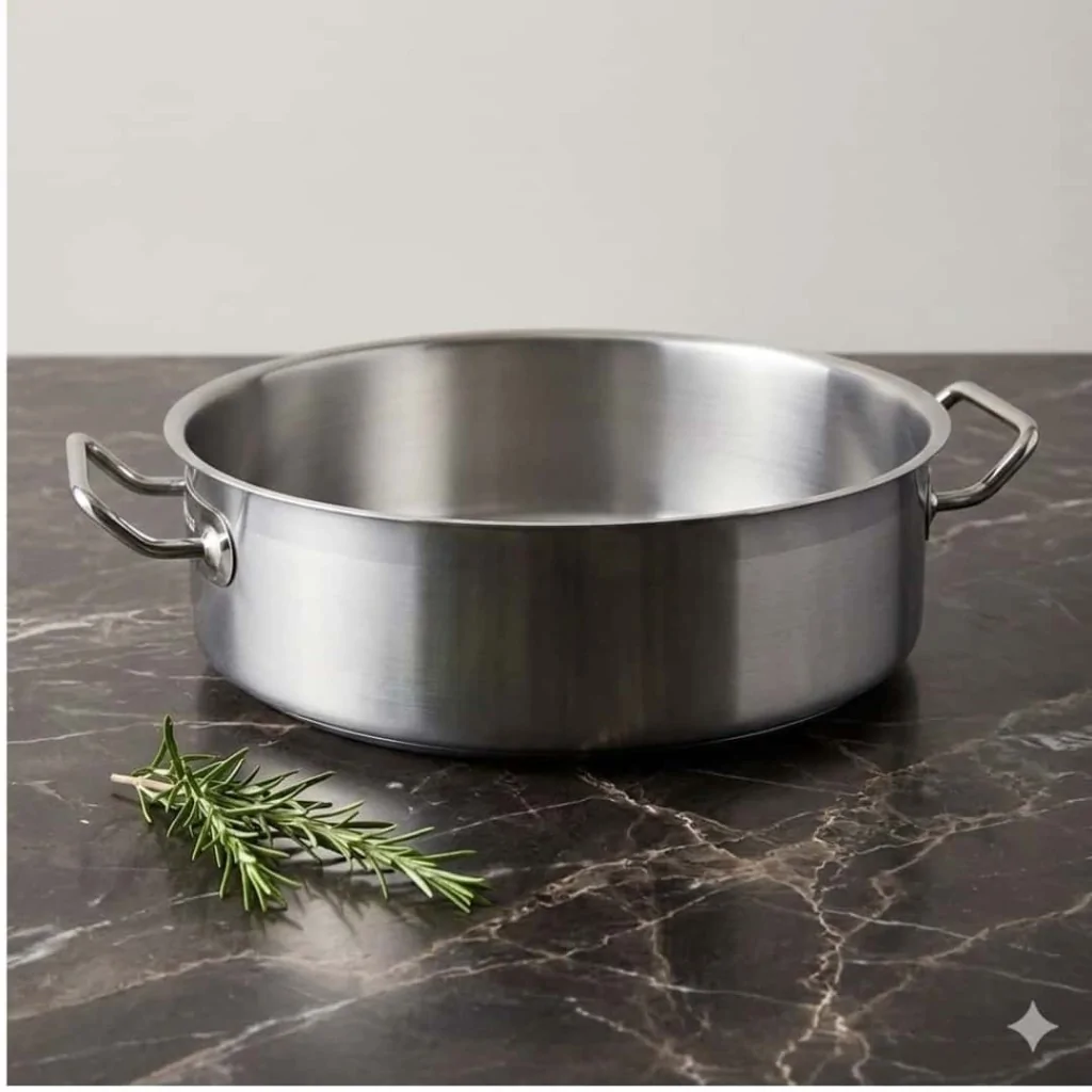 Casseruola Bassa 2 Maniglie Acciaio Inox BALLARINI