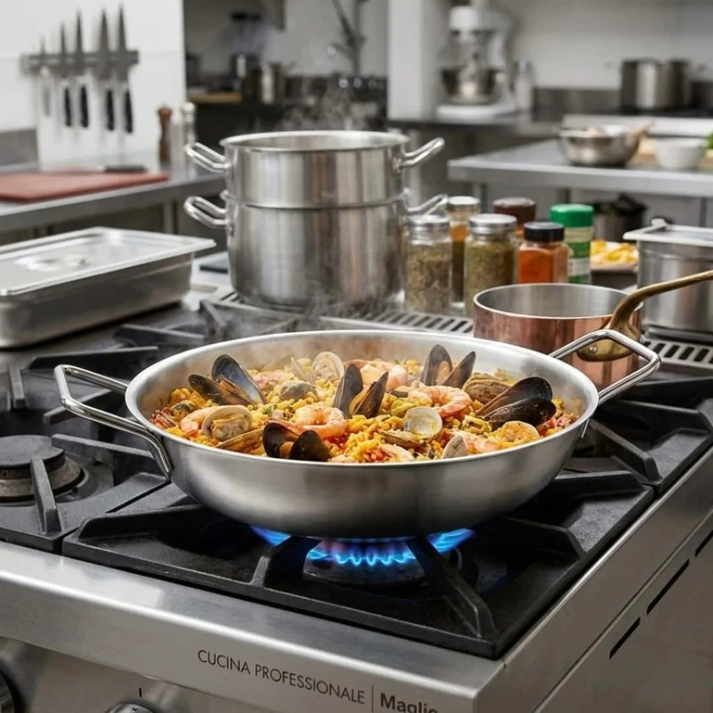 Tegame Acciaio Inox Induzione 2 maniglie Serie 9200 BALLARINI