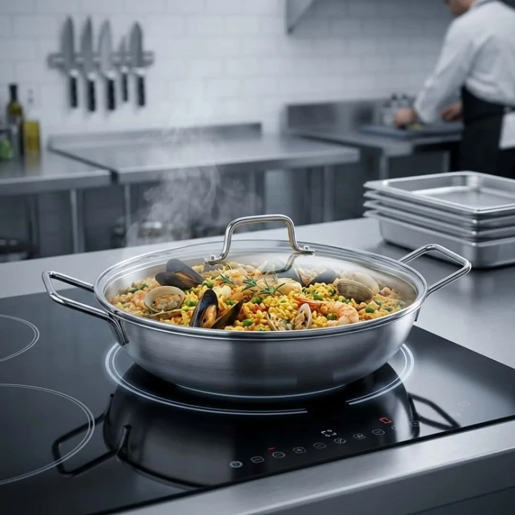 Tegame Acciaio Inox Induzione 2 maniglie Serie 9200 BALLARINI