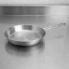 Padella Bassa Acciaio Inox Plus 1 Manico a Induzione Nickel