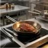 Padella Bassa Acciaio Inox Plus 1 Manico a Induzione Nickel