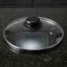 Coperchio Pentole in Vetro con Pomolo Nero ABERT