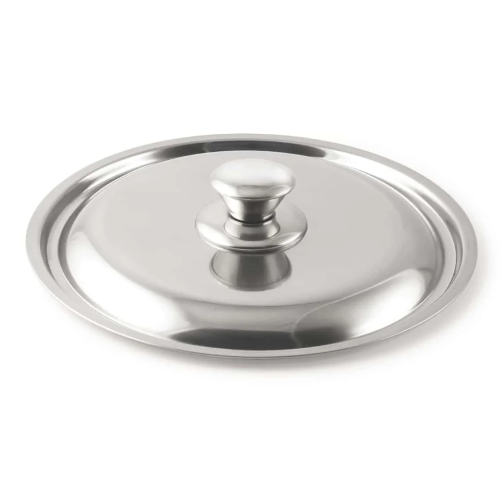 Coperchio Easy con Pomello Acciaio Inox Lucido ABERT