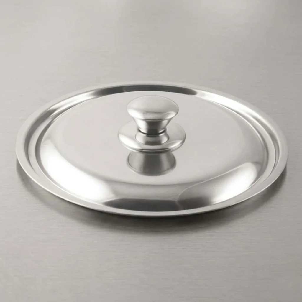 Coperchio Easy con Pomello Acciaio Inox Lucido ABERT