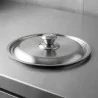 Coperchio Easy con Pomello Acciaio Inox Lucido ABERT