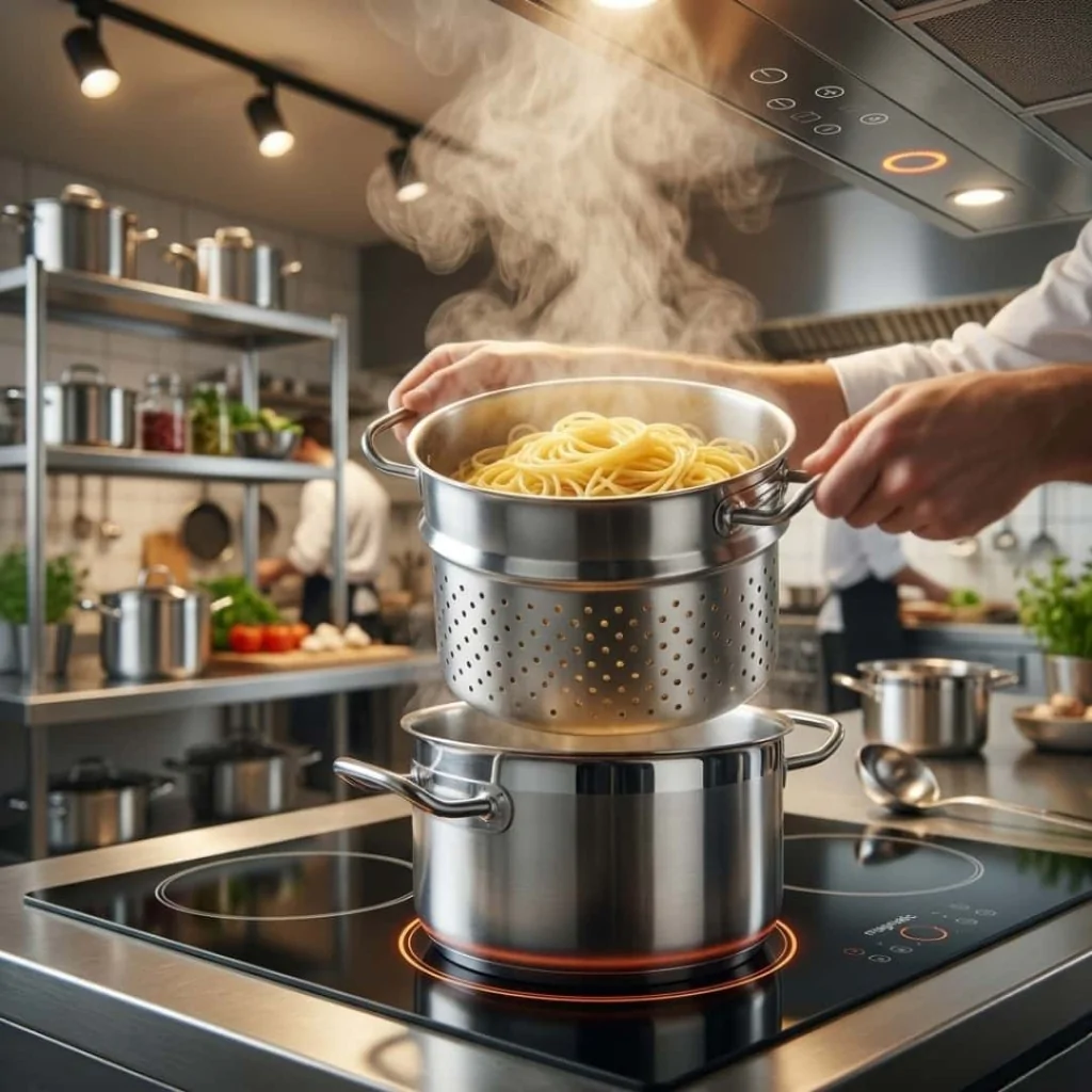 Pentola Pastaiola con Scolapasta Daily Plus a Induzione ø 24 cm