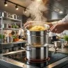 Pentola Pastaiola con Scolapasta Daily Plus a Induzione ø 24 cm