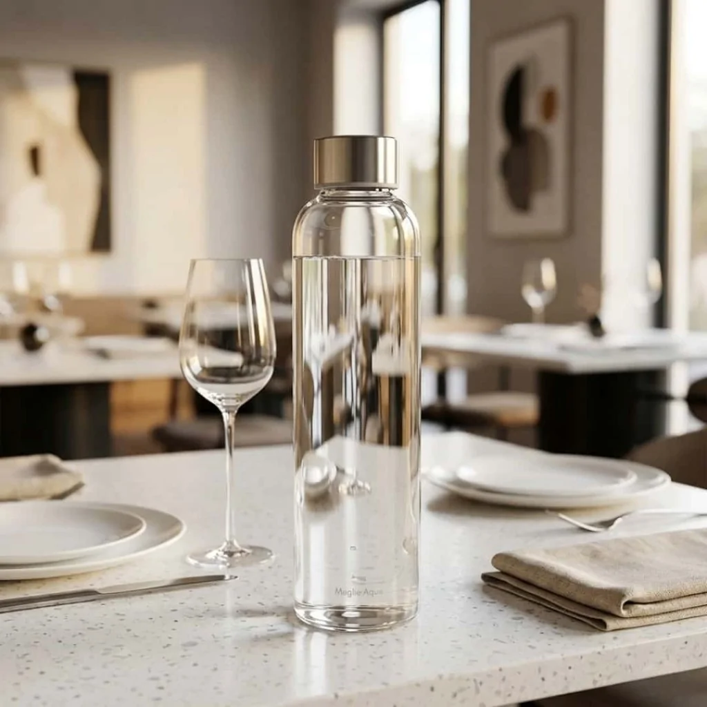 Bottiglia Vetro Borosilicato con Tappo 0,75 lt EVA COLLECTION