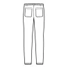 Pantalone Uomo Richmond Super Stretch Nero ISACCO
