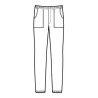 Pantalone Uomo Richmond Super Stretch Nero ISACCO