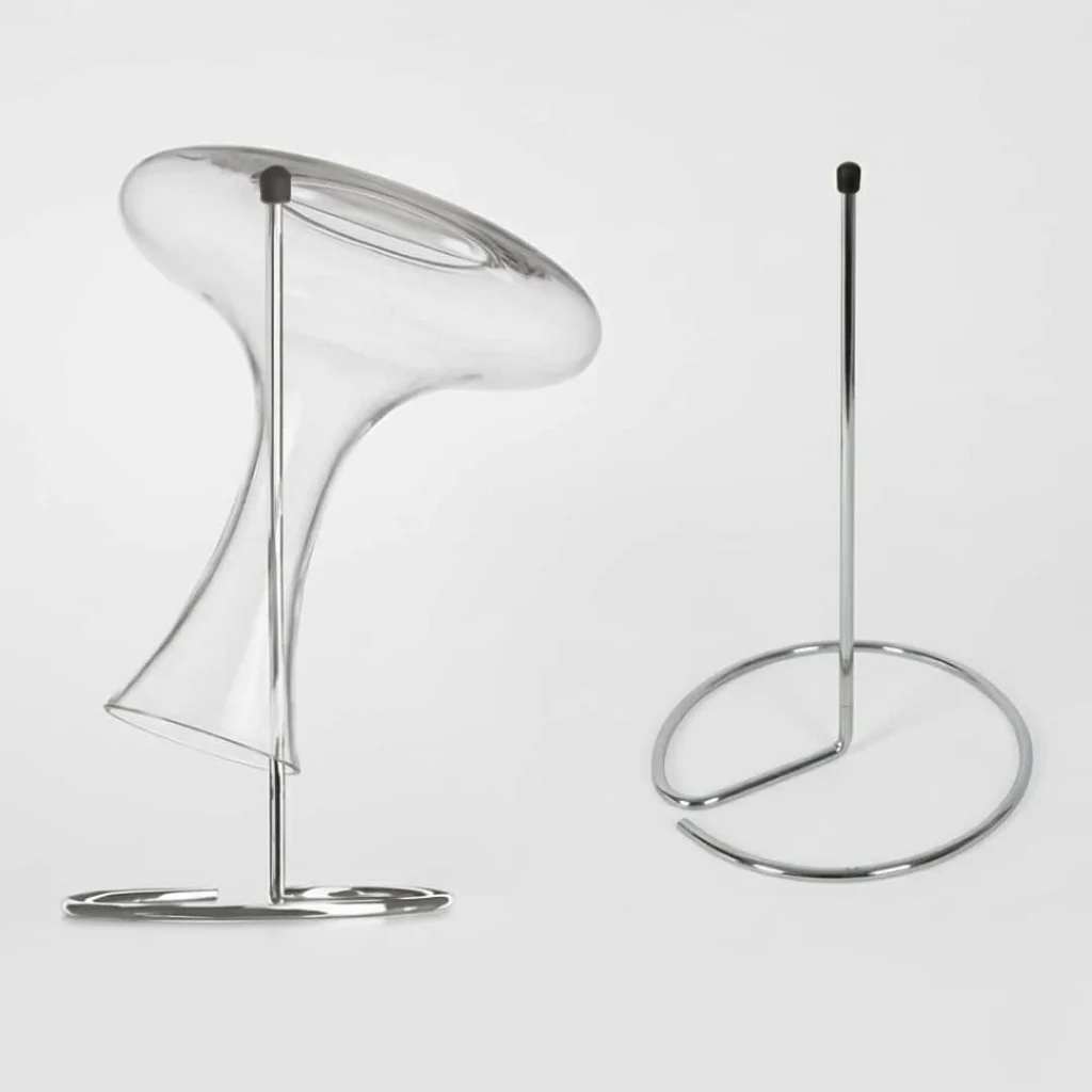 Scola Decanter in Filo Cromato - Asciuga Decanter Vino DT