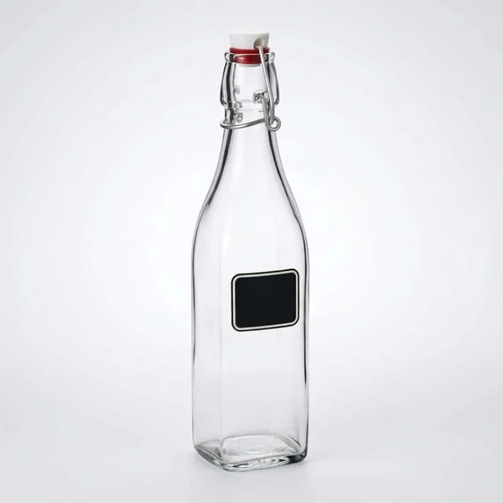 Bottiglia Vetro Swing Quadrata con Lavagna 0,5 lt BORMIOLI ROCCO