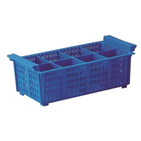 Cestello Portaposate Lavastoviglie 8 Scomparti Blu SAMBONET