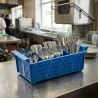 Cestello Portaposate Lavastoviglie 8 Scomparti Blu SAMBONET
