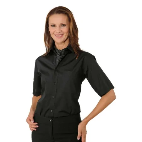 Camicia Unisex Classica Nera ISACCO