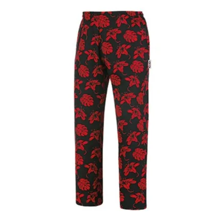 Pantalone Coulisse Ibiscus Rosso EGOCHEF