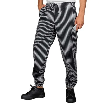 Pantalone Pantawork Londra Nero a Righe ISACCO