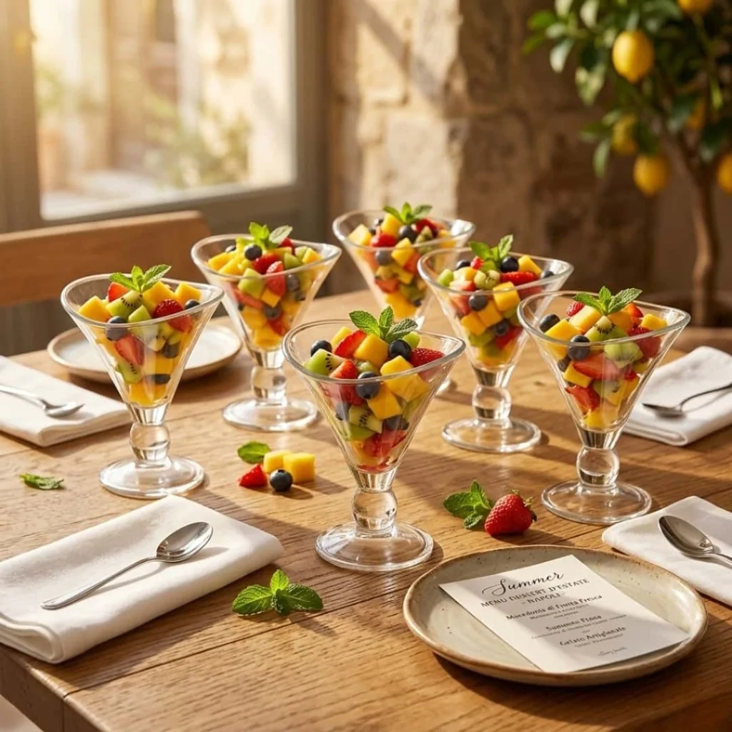 Set 6 Coppe Gelato Vetro Capri 26 cl ONIS