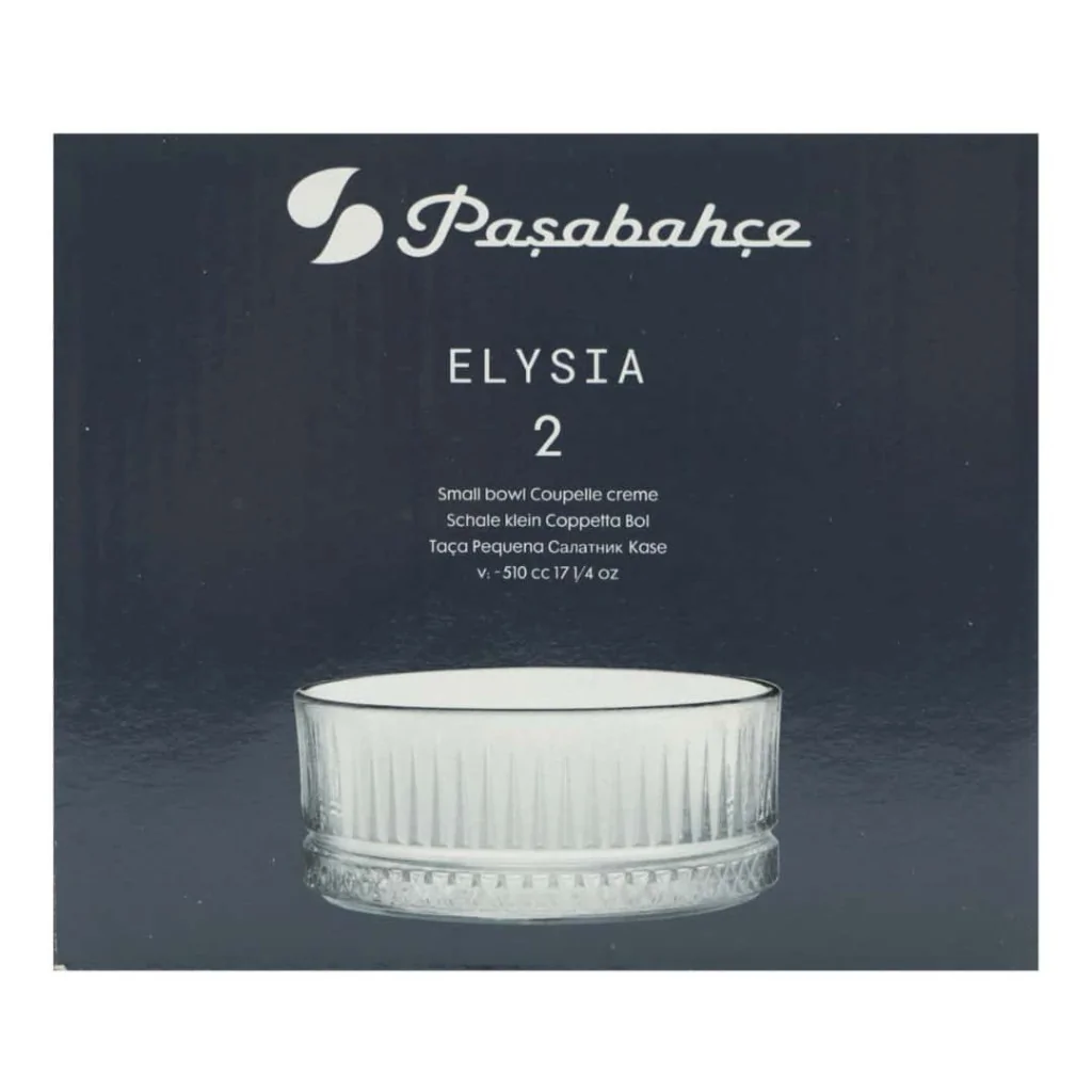 Set 2 Coppette Elysia Vetro 51,5 cl PASABAHCE