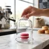 Alzatina Vetro Liscio con Campana Patisserie Midi 11x19h cm