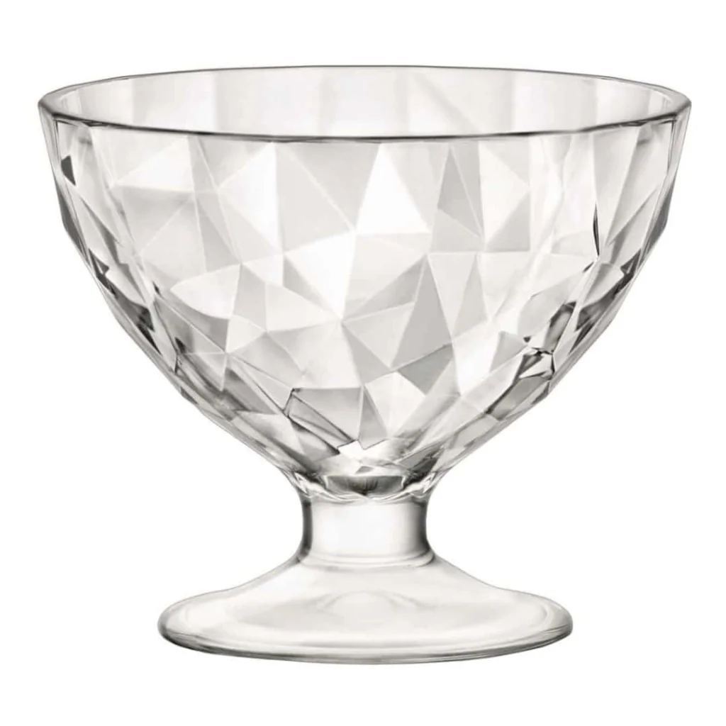 Set 12 Coppe Gelato Diamond Junior Vetro 22 cl BORMIOLI ROCCO
