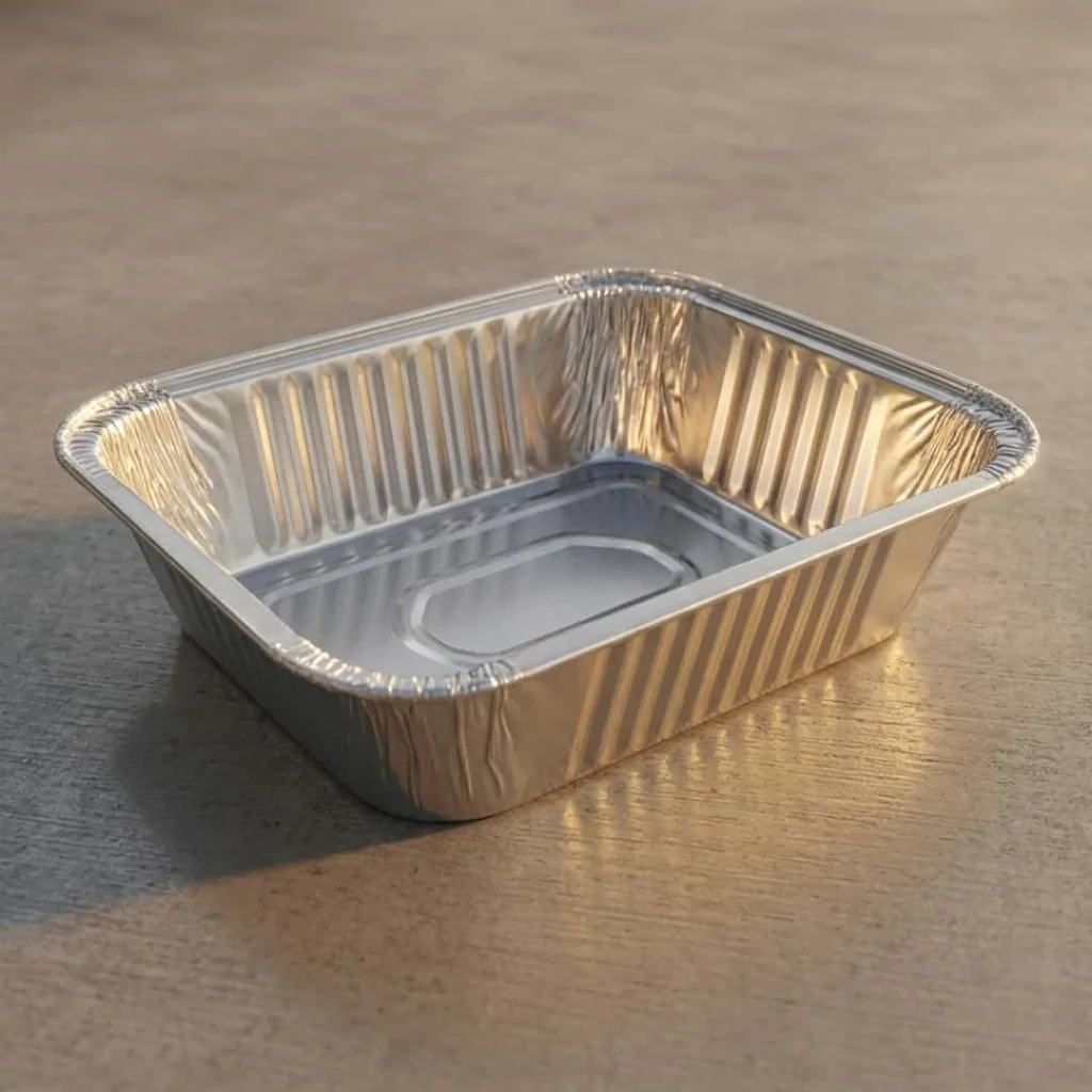 Vaschette Alluminio 2 Porzioni G 100 pz CONTITAL