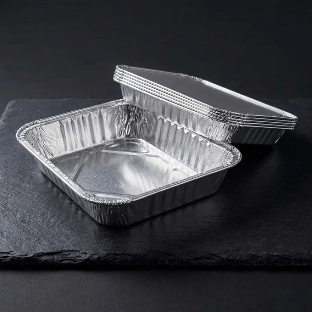 Vaschette Alluminio 3 Porzioni G Bassa 100 pz CONTITAL