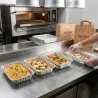 Vaschette Alluminio 3 Porzioni G Bassa 100 pz CONTITAL
